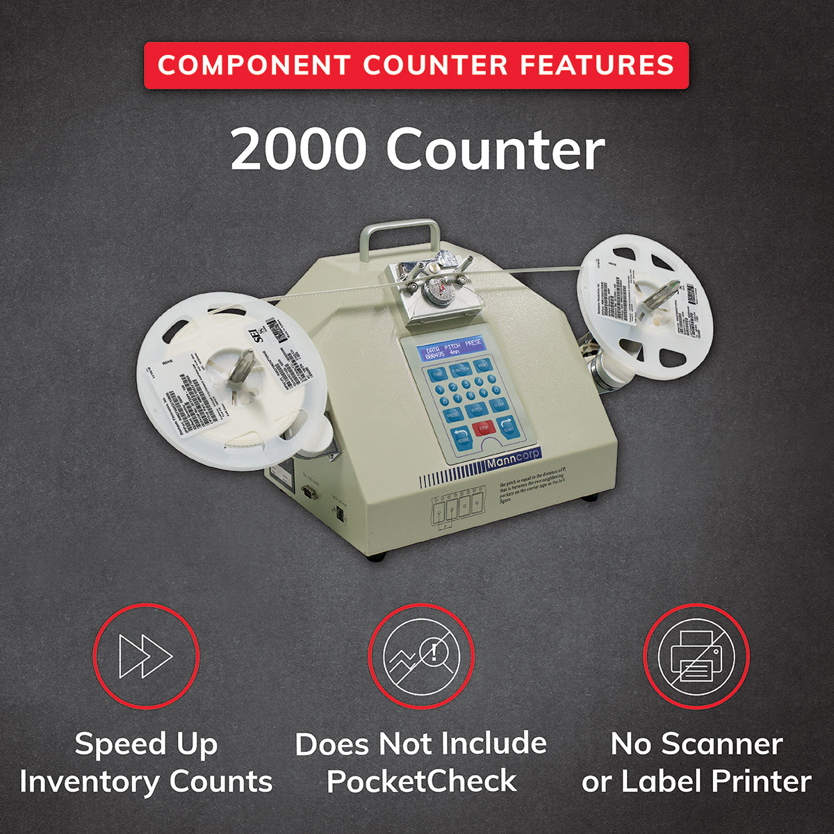 2000 Automatic SMD Component Counter | Fast, Accurate, Easy-to-Use ...