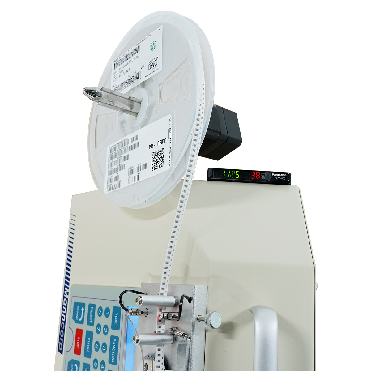 SMD Counter with Pocket Check, Bar Code Reader & Printer | Manncorp ...