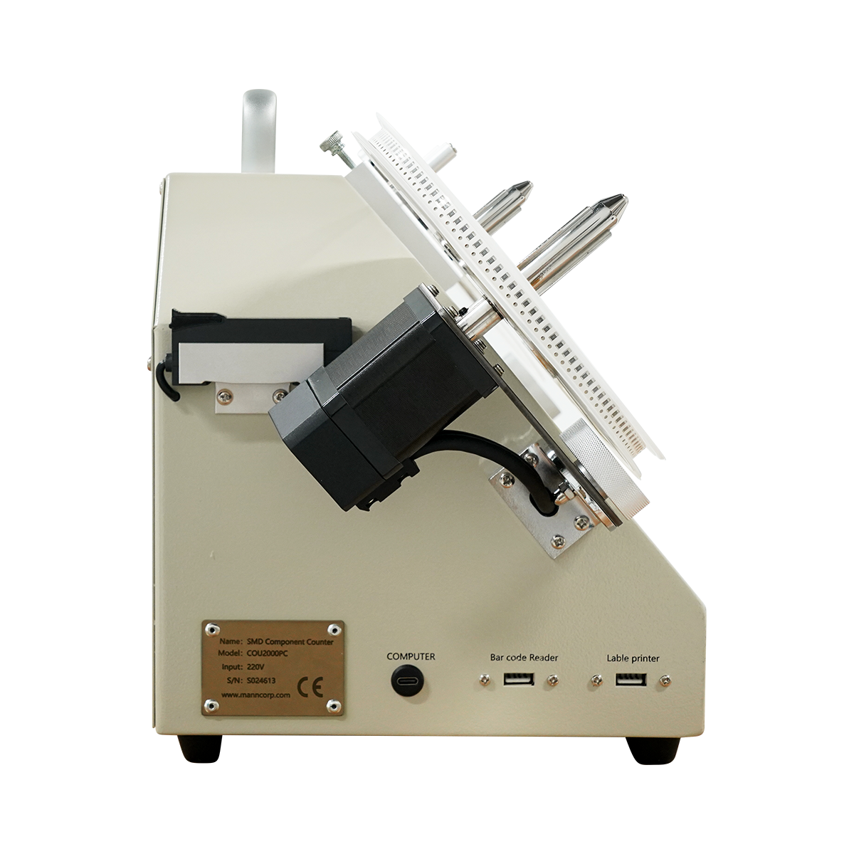 SMD Counter with Pocket Check, Bar Code Reader & Printer | Manncorp ...