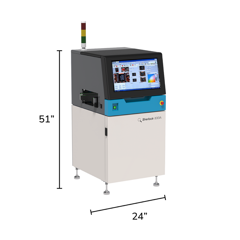 Inline AOI for SMT & Mixed Tech - Sherlock 300IA AOI System