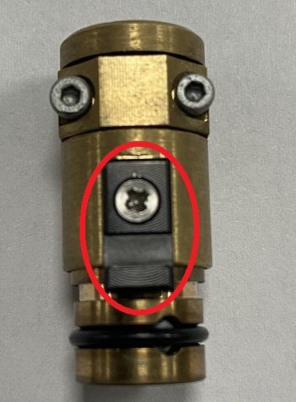 Clip to Hold Breakable Nozzle Adapter