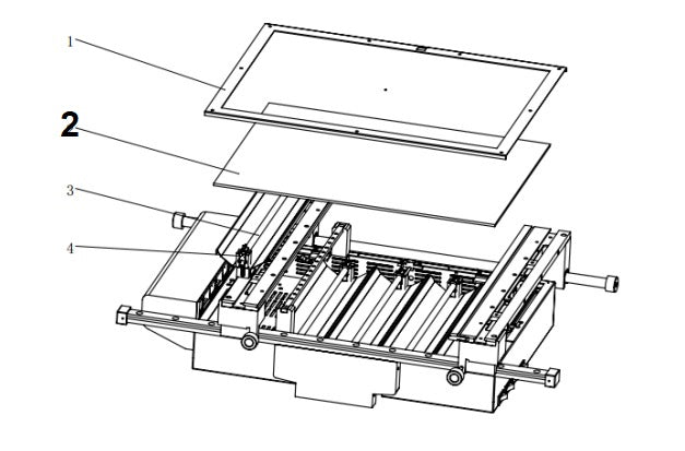 High Temperature Glass for Preheater Box (RW1500-HTG)