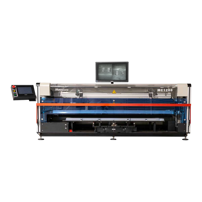 MC1200 Automatic Batch Stencil Printer for Large Boards – Manncorp Inc.