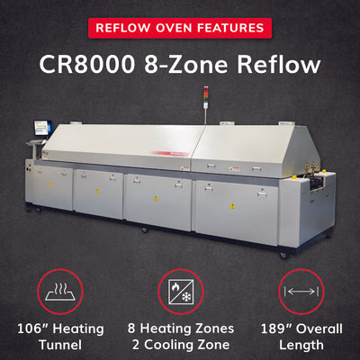 Manncorp CR8000 8-Zone SMT Reflow Oven