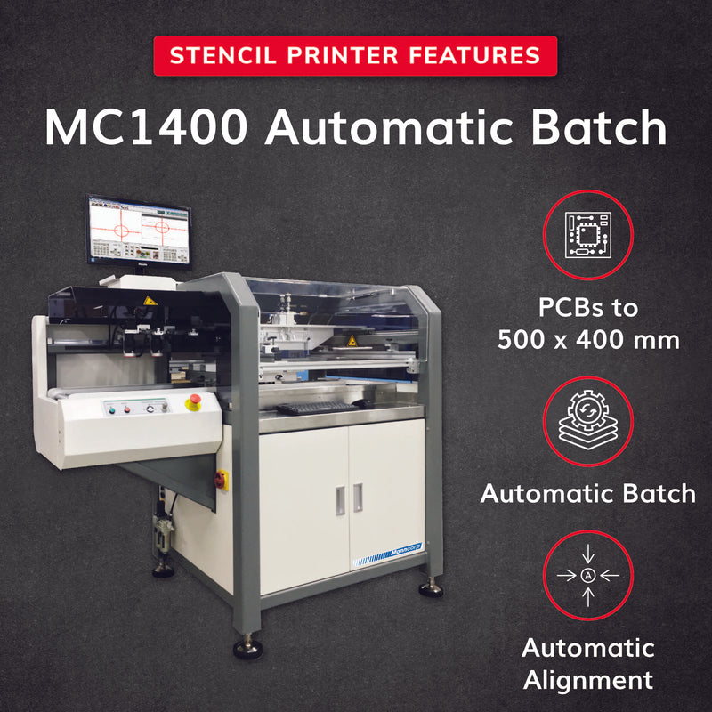 Manncorp MC1400 Automatic Batch Stencil Printer