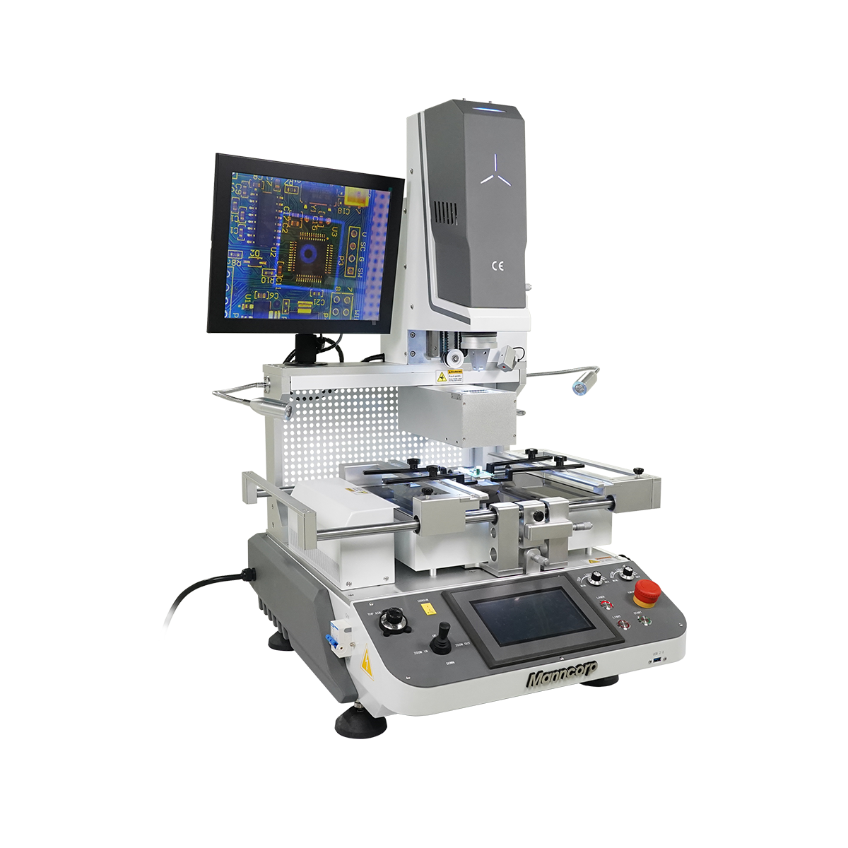 Smd Rework Magnifier RW1210 SMT Rework Station for SMDs, BGAs, and LEDs | Manncorp ...