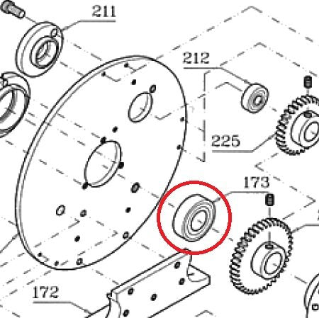 RT70-173 Bearing 6003ZZ