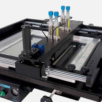 Close Up: 5500 Dual Squeegee SMD Stencil Printer, Frame Closed