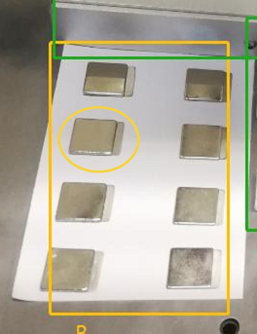 S-MAG-15X15X1 Magnet PCB baffle, 15x15mm, thickness=1mm (1pc)