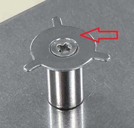 Star Shaped Reel Holder Stopper