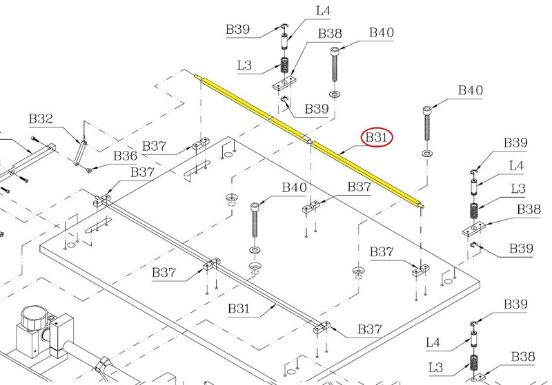 Eccentric Shaft for Vertical Lift