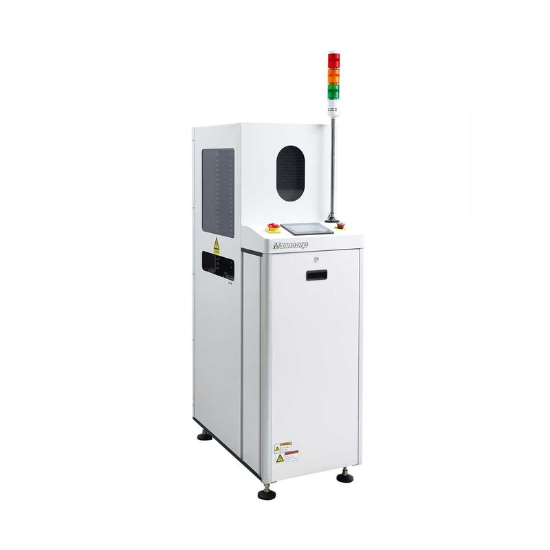 Compact Vertical PCB Buffer Conveyor from Manncorp