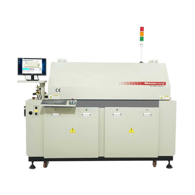 Front View: 4-Zone SMT Reflow Oven CR4000C with Pin/Edge Conveyor