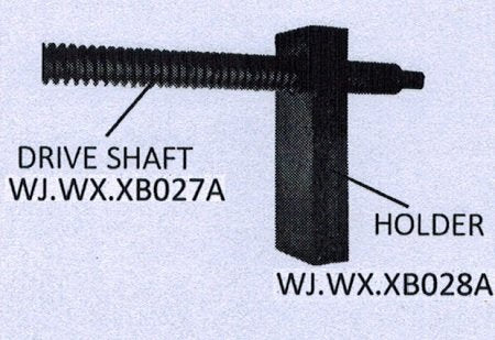 Drive Shaft Holder For Solder Pot In And Out