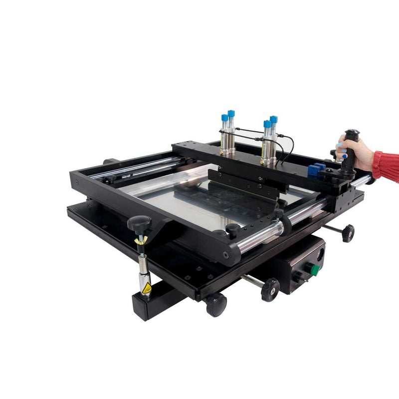 Bigger Size Manual SMT Stencil Printer 450*600mm Screen Printing Machine  4560