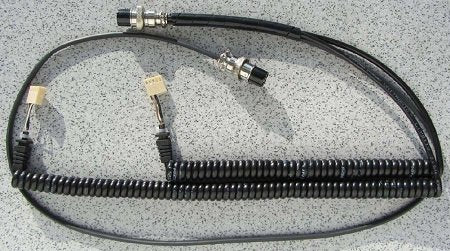Spiral Video Cable for Front and Rear Camera