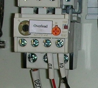 Overload Relay Cooling Zone (2.5 - 4A)
