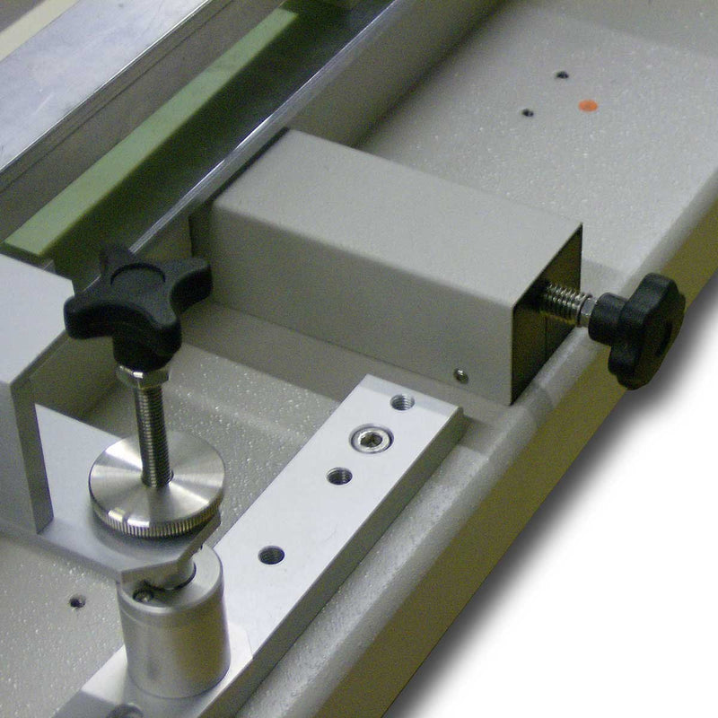 MC110 Manual PCB Screen Printer Board Adjustment Controls