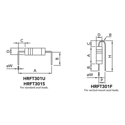 Manual Axial Lead Former HRFT301 for Taped Parts