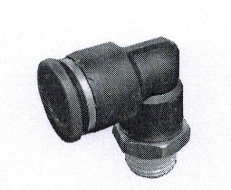 Push In/Threaded Elbow Fitting 1/4&