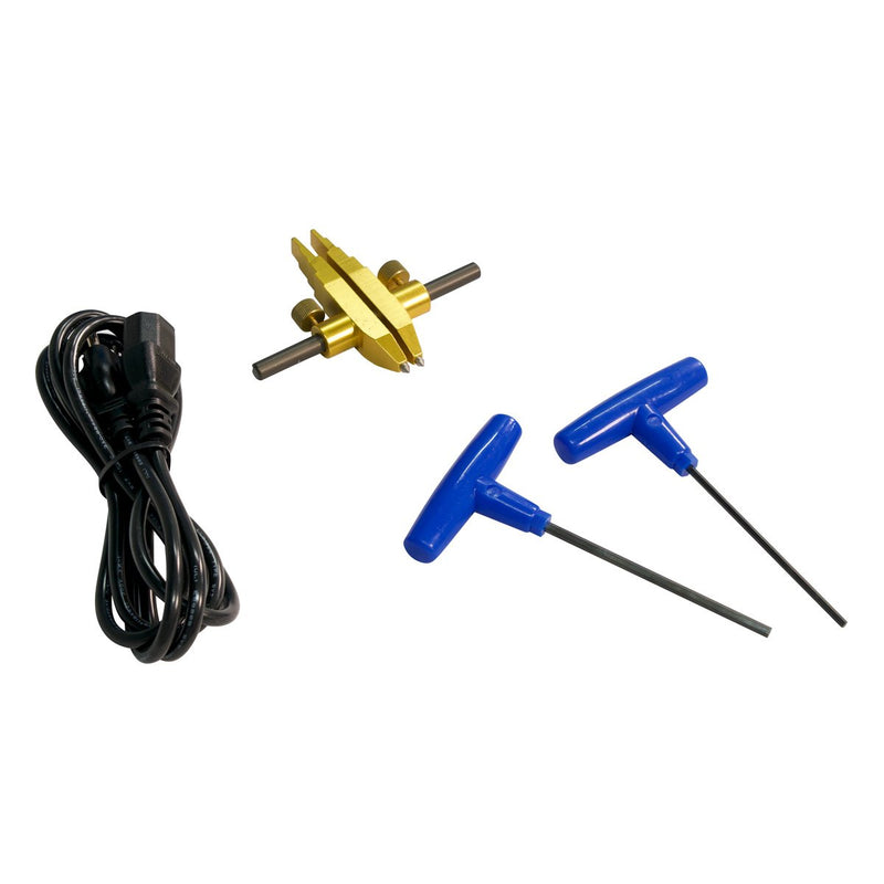 Included Accessories for the Motorized Axial Lead Former RFT201 for Taped Parts