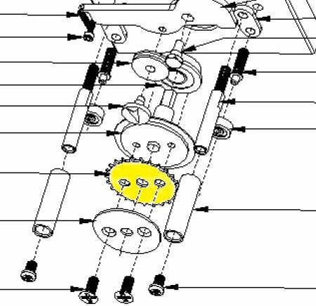 Sprocket Counting Wheel