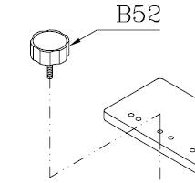 SP4500-B52 Screw for Stencil Frame