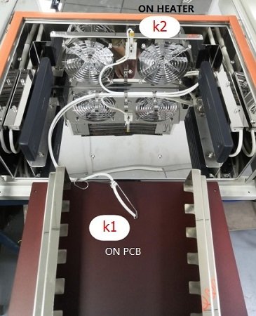 Thermocouple on PCB, (K1)