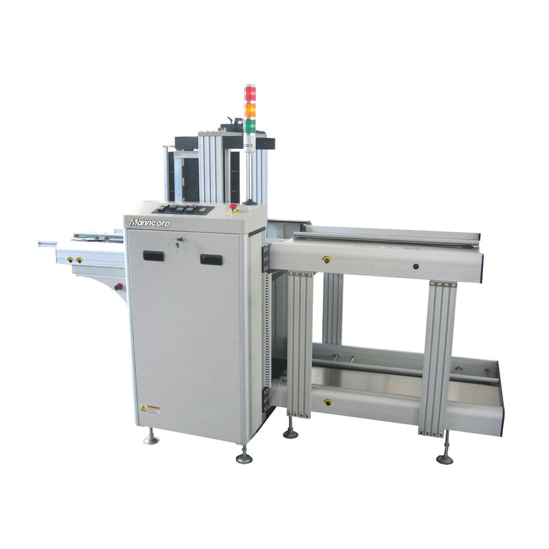 Adjustable PCB Magazine Unloader from Manncorp