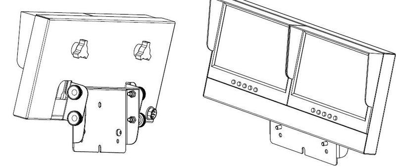 PB2300 LCD Monitor Assembly