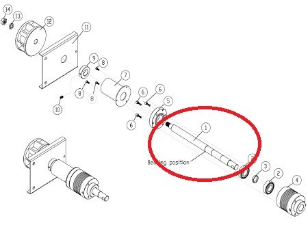 WJ.WX.XL008F Wave Shaft