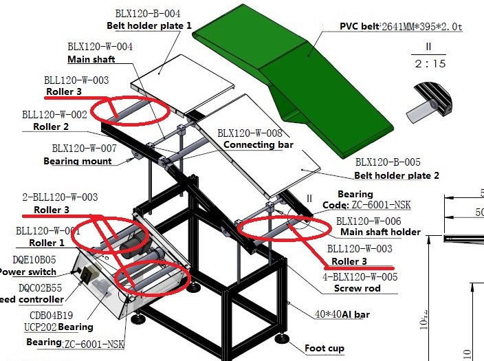 Roller 3 (407mm x 35mm)