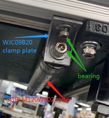 Clamp Plate with Bearing for WU120